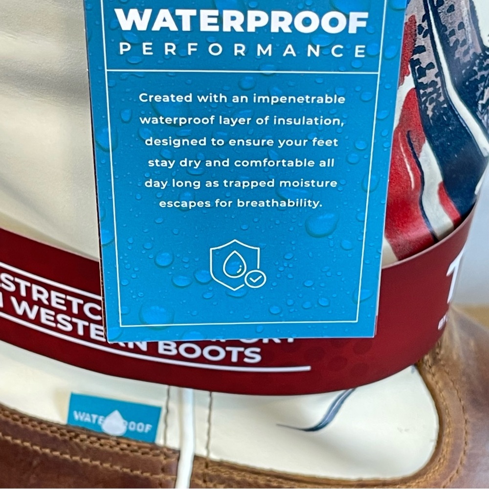 Twisted X Tech X Western Boots Mens 12" Pull On Roasted Pecan MXWW002 Waterproof - Picture 16 of 16